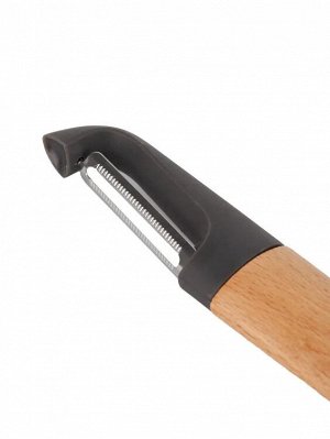 "Anthracite" Овощечистка с продольным зубчатым лезвием 16х1,7см