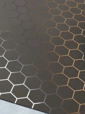 Салфетка сервировочная "Hexagon" 28,5х43,5см, цв.коричневый