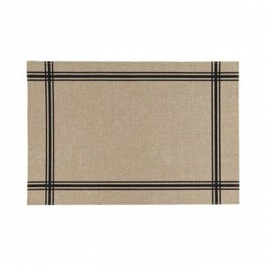 Салфетка сервировочная "Linen Country" 30х45см, цв.черный