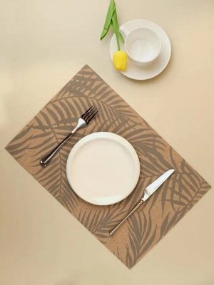 Салфетка сервировочная "Leaves Grey" 30х45см