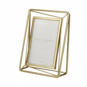 Фоторамка настольная "Luxe" 10х15см, цв.золотой