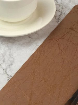 Салфетка сервировочная "Leather Marble" 30х43см, цв.золотой