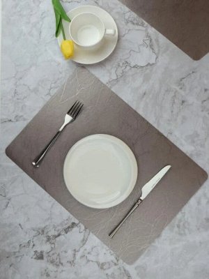 Салфетка сервировочная "Leather Marble" 30х43см, цв.шоколадный