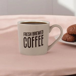 Кружка "Fresh brewed coffee" 410мл, цв.розовый
