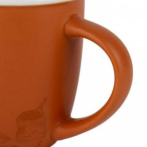 Кружка "Latte" 410мл, цв.терракотовый