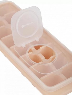 Форма для льда "Ice cube" 16 ячеек, 30х11х4,5см, цв.бежевый