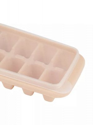 Форма для льда "Ice cube" 16 ячеек, 30х11х4,5см, цв.бежевый