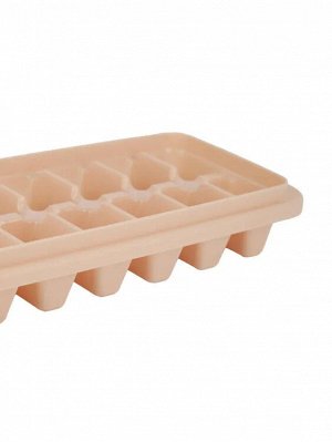 Форма для льда "Ice cube" 16 ячеек, 30х11х4,5см, цв.бежевый
