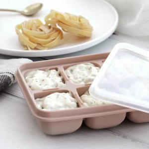 Форма для льда "Ice cube" 4 ячейки, 15х13,3х4см, цв.пыльная роза