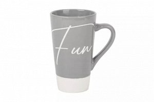 Кружка "Fun" 500мл, цв.серый
