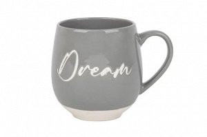Кружка "Dream" 470мл, цв.серый