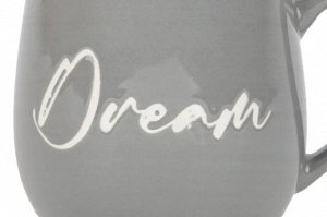 Кружка "Dream" 470мл, цв.серый