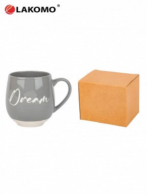 Кружка "Dream" 470мл, цв.серый