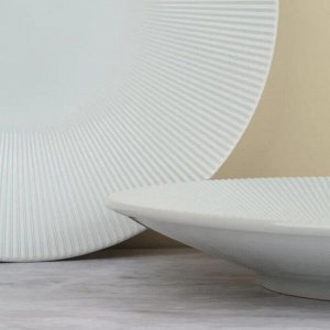 "Mole" White" Тарелка обеденная 25,5см