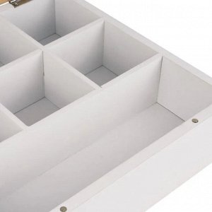 Бокс для хранения чая (бамбук), 20,5х20,5х6,5см