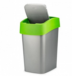 CURVER Ведро для мусора "FLIP BIN" 25л цв.зеленый