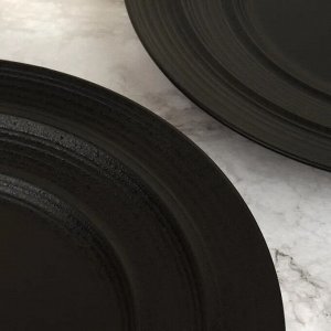 "Lucerne" Black" Тарелка обеденная 25,4см