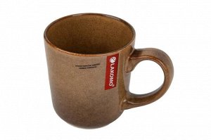 "Glaze" Кружка 425мл, цв.темно-коричневый