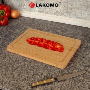 Доска разделочная 32х22х1,5см с антискольз. вставками