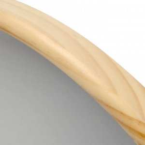 Зеркало настенное "WOOD" круг., 60см, цв.светло-коричневый