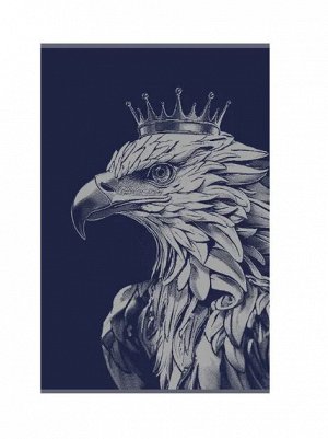 Полотенце махровое "Free Eagle" 50х90см, цв.синий