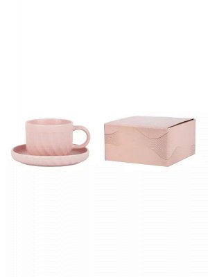 "Elegant Pink" Чайная пара 300мл, в п.у.