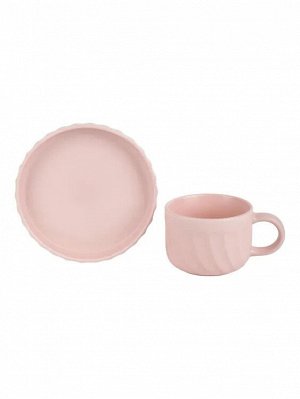 "Elegant Pink" Чайная пара 300мл, в п.у.