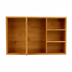 Бокс для специй и соусов (бамбук) 32,5х20.5х11см.