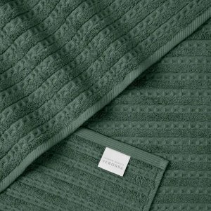 "Verossa" Полотенце махровое "Pique texture" 50х90см, цв.зеленый