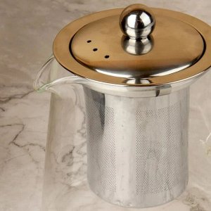 Чайник заварочный с металлическим фильтром 550мл, в п.у.
