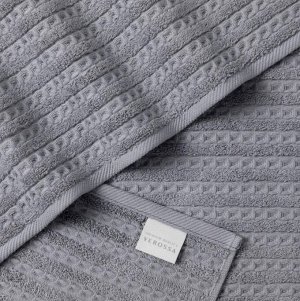 "Verossa" Полотенце махровое "Pique texture" 50х90см, цв.графит