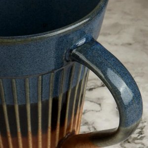 Кружка "Megaphone" 200мл, цв.сине-серо-бронзовый