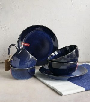 "Blue" Салатник 10,8см, 320мл, цв.синий