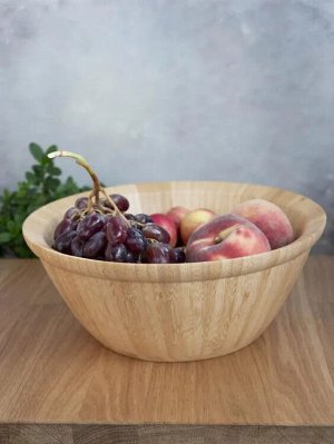 Салатник 30,3x12см, бамбук