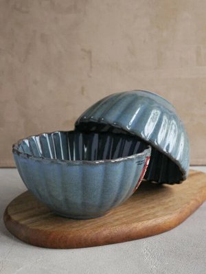 "Facets" Soft Blue Салатник 14см