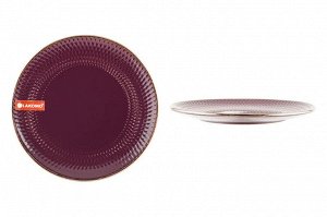 "Ornament" Burgundy Тарелка десертная 19,5см