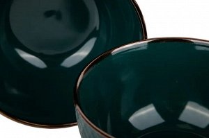 "Ornament" Deep green Салатник 14см