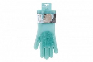 "Water blue" Перчатки силиконовые для мытья посуды