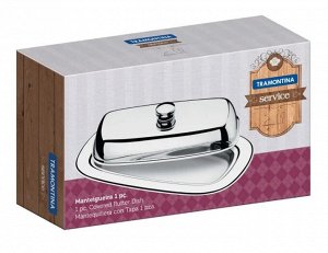 TRAMONTINA "COVERED BUTTER DISH" Масленка