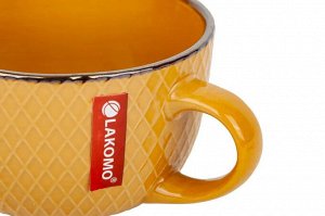 "Ornament" Yellow Кружка суповая 480мл