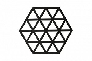 Салфетка сервировочная "Diamond Pattern" 38х43,5см, цв.черный