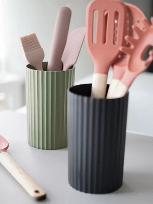 "Clean" Подставка для столовых приборов цв.антрацит 11x17,8см