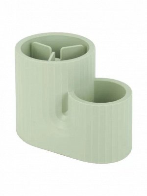 "Clean" Подставка для столовых приборов цв.зеленый 21x13,5x15см