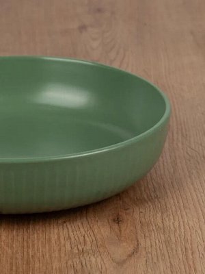 "Line green" Тарелка суповая 22см