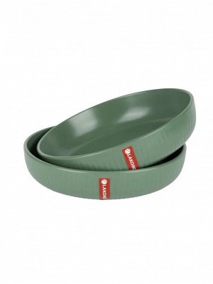 "Line green" Тарелка суповая 22см