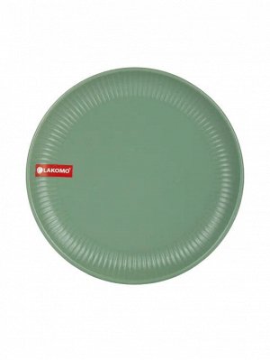 "Line green" Тарелка десертная 22см