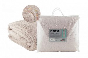 Плед "Пекора" 180х220см, пл.270 цв.серый