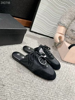Сабо женские замшевые