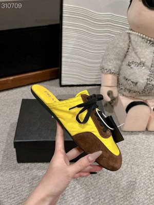 Сабо женские замшевые