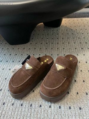 Сабо женские замшевые